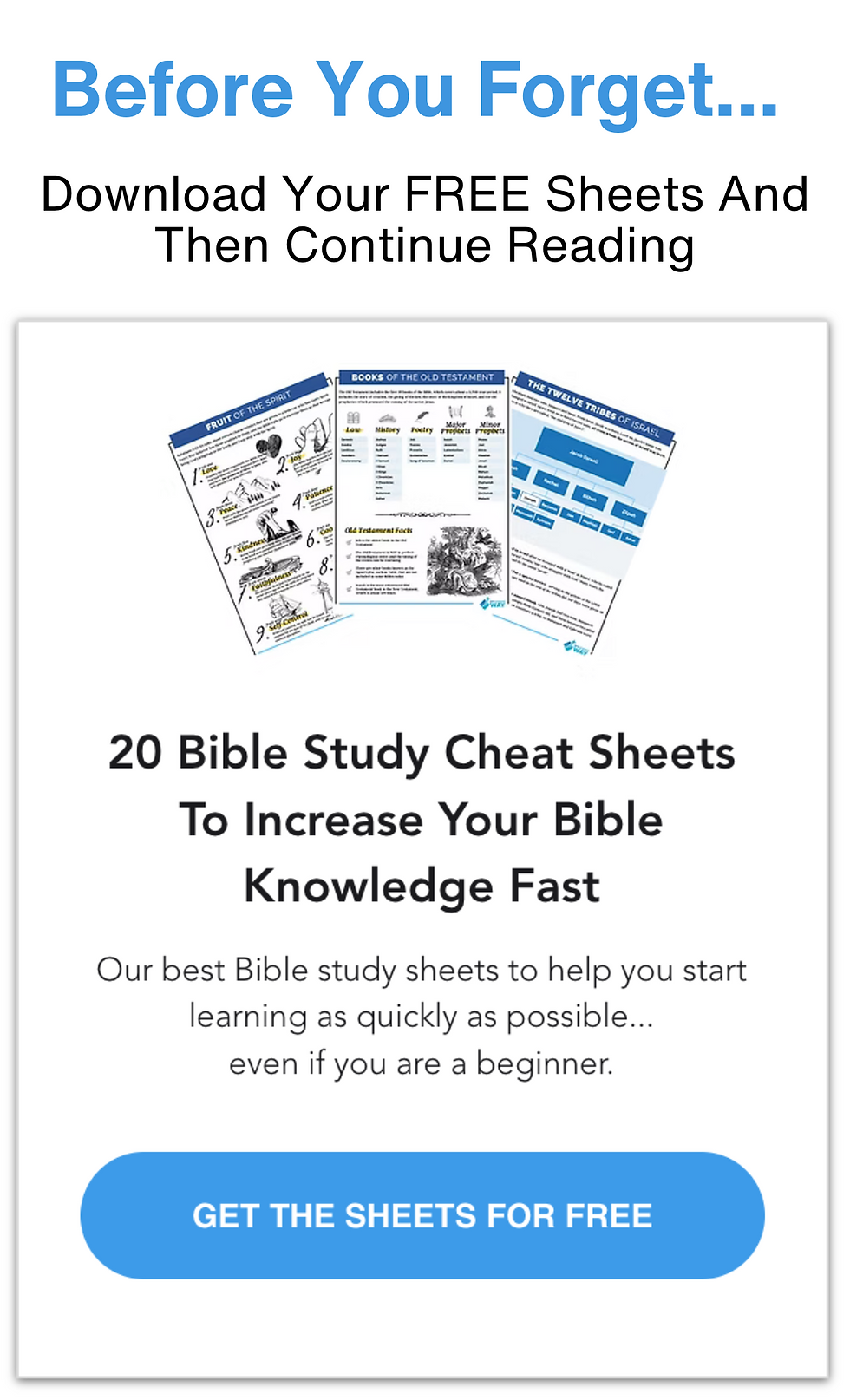 Free Bible Study Cheat Sheets New Covenant Church