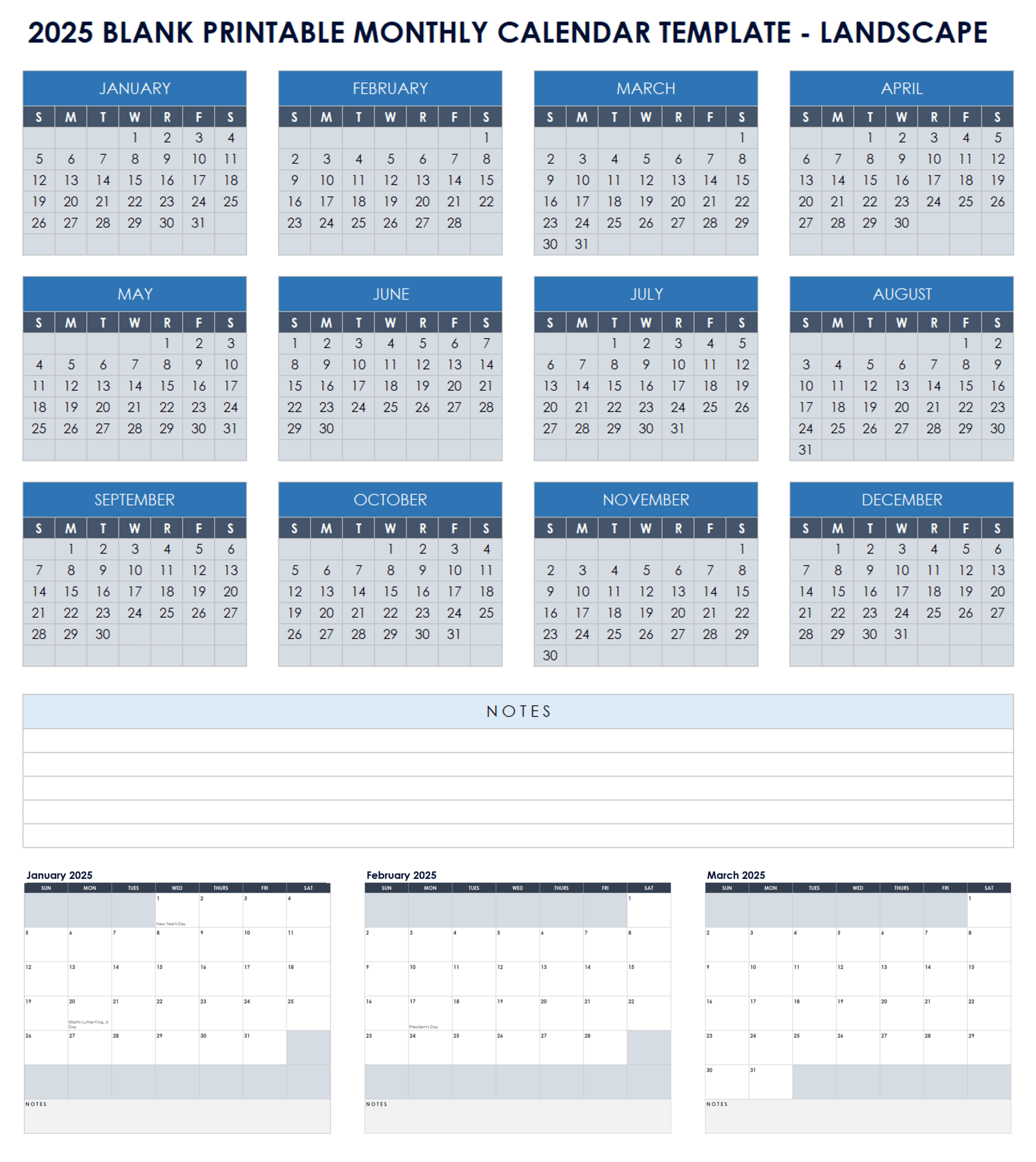 Free Blank Calendar Templates Smartsheet