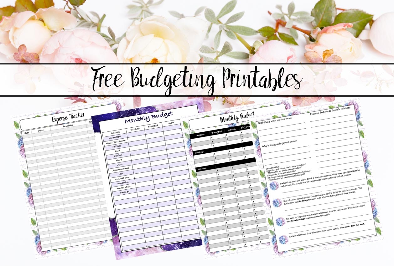 Free Printable Budget Binder Worksheets
