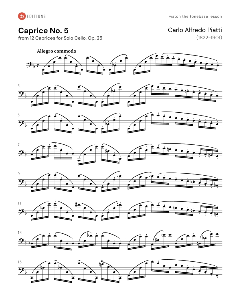 Free Cello Sheet Music Tonebase Cello Worksheets Library