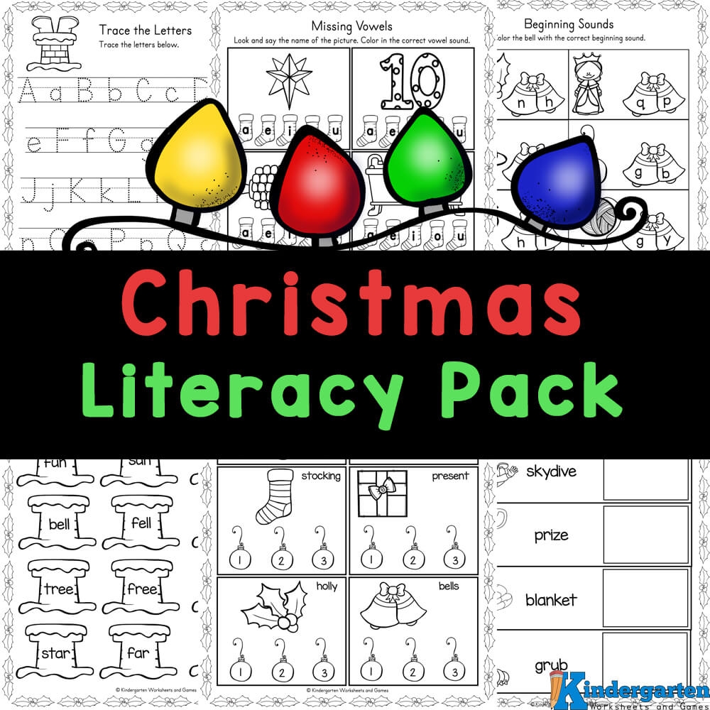 Printable Christmas Worksheets For Kindergarten Printable Christmas Worksheets For Kindergarten