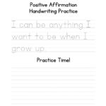 Free Custom Printable Handwriting Worksheet Templates Canva