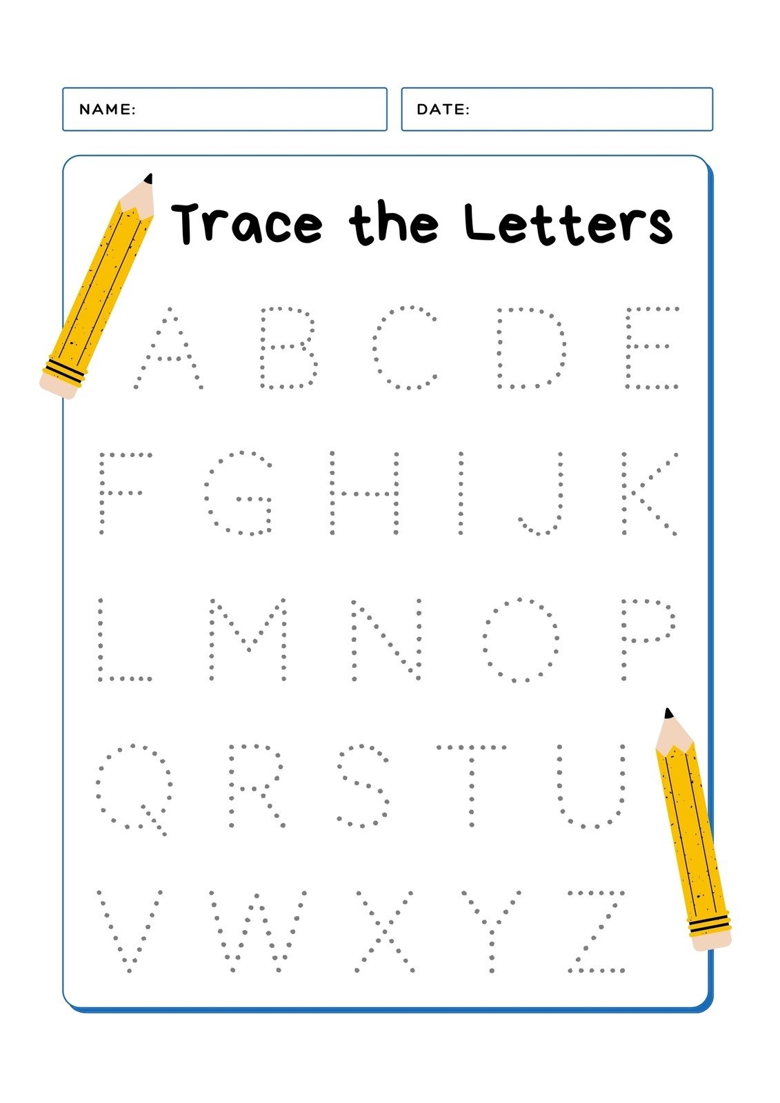 Free Custom Printable Handwriting Worksheet Templates Canva