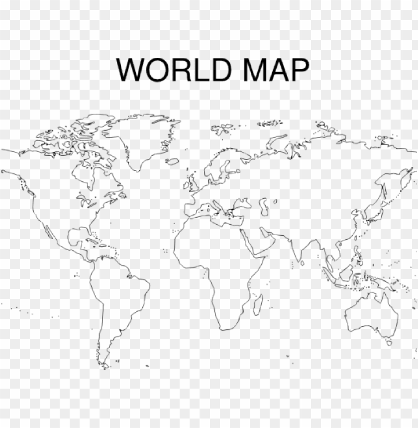 Outline World Map Printable Outline World Map Printable
