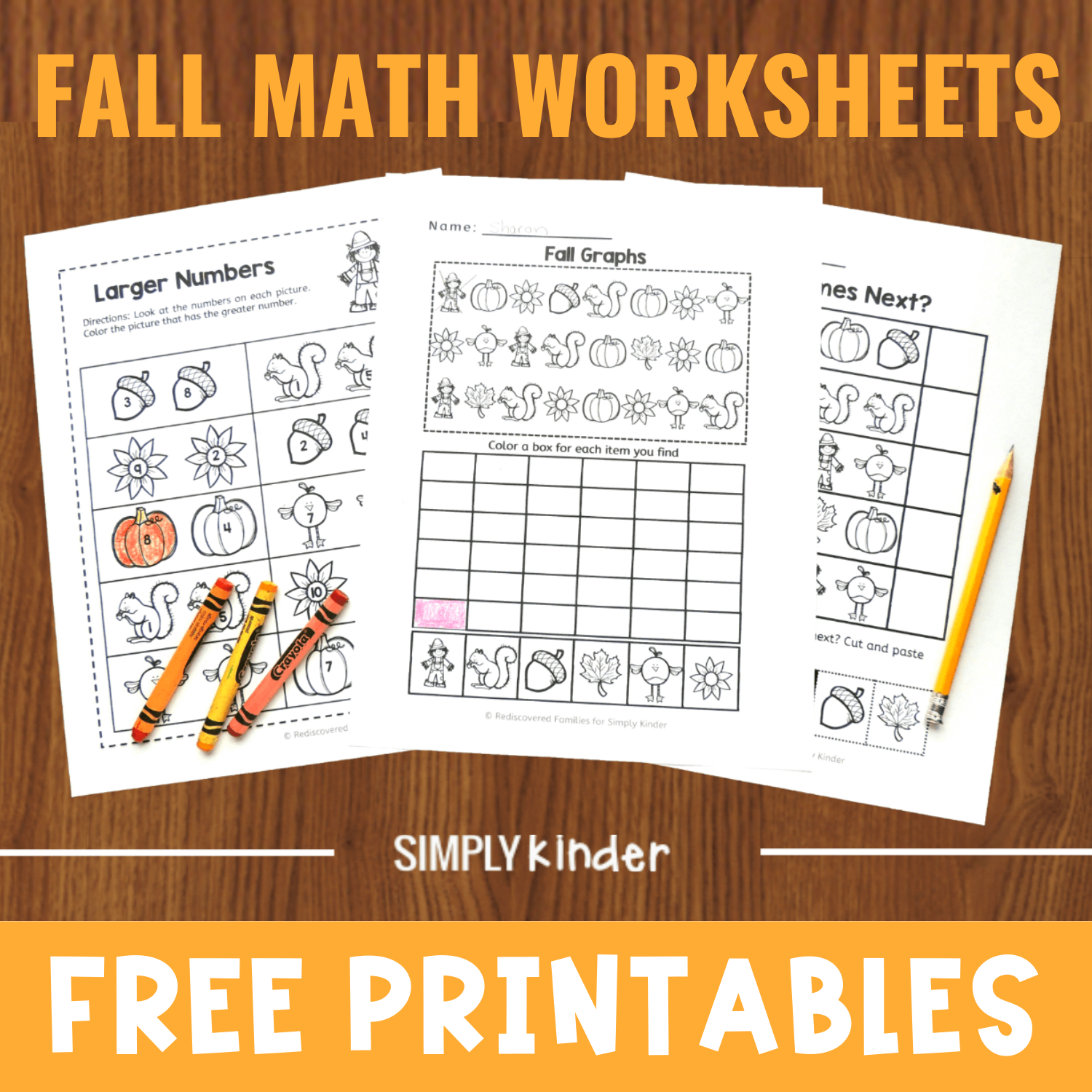 Printable Kindergarten Math Worksheets Free