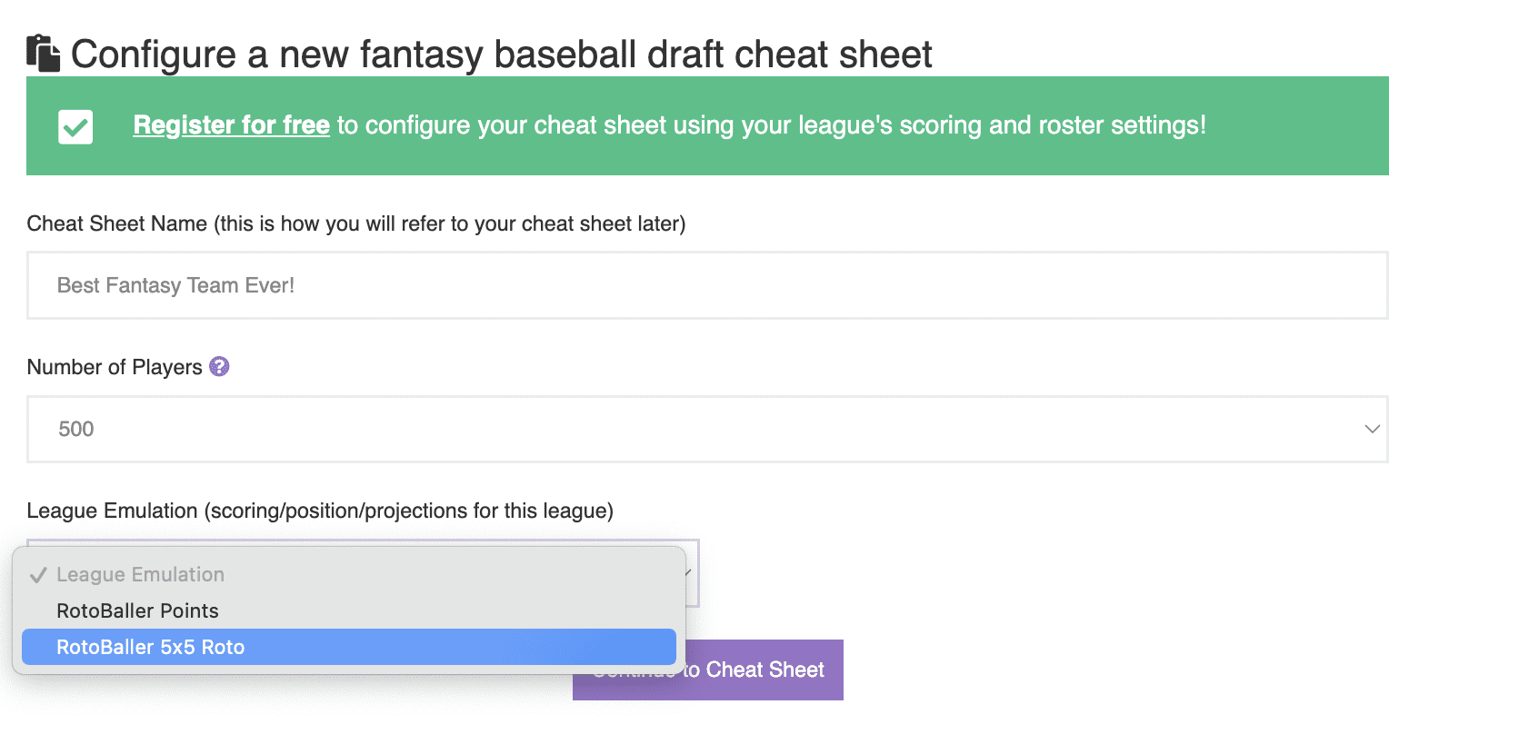 Free Fantasy Baseball Draft Cheat Sheets Fantasy News