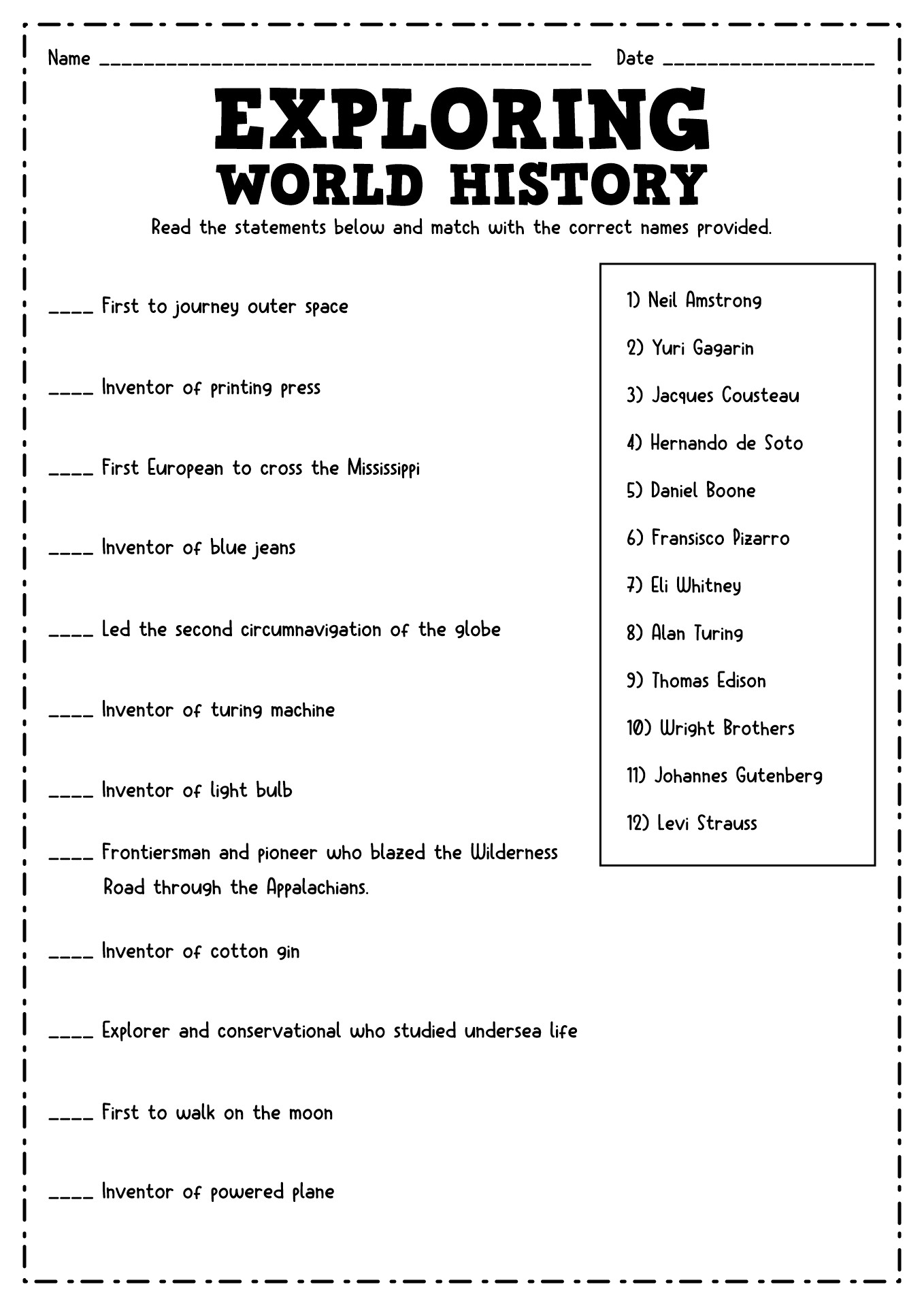 Free Free History Worksheet Download Free Free History Worksheet Png Images Free Worksheets On Clipart Library