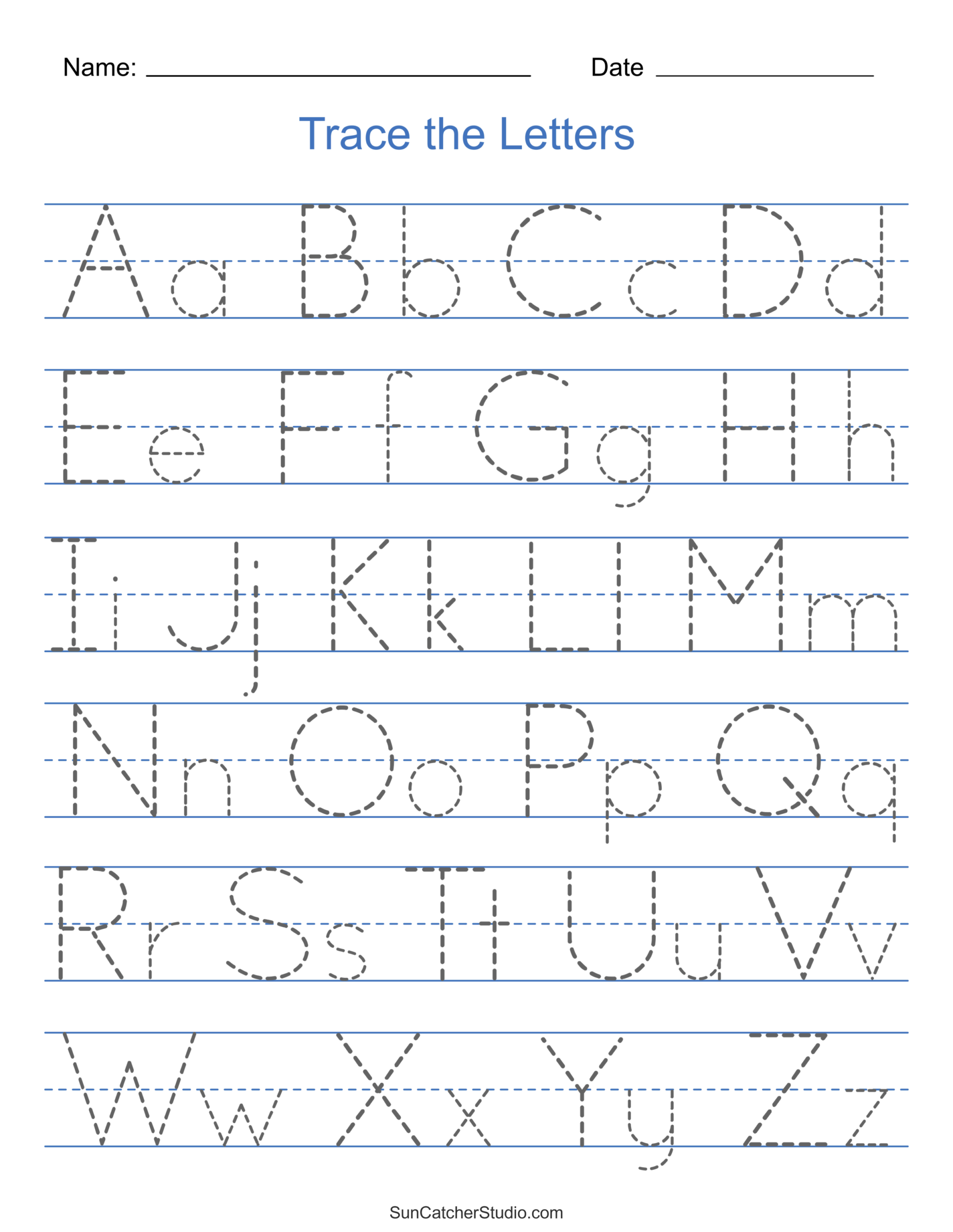 Letter Worksheets Free Printables
