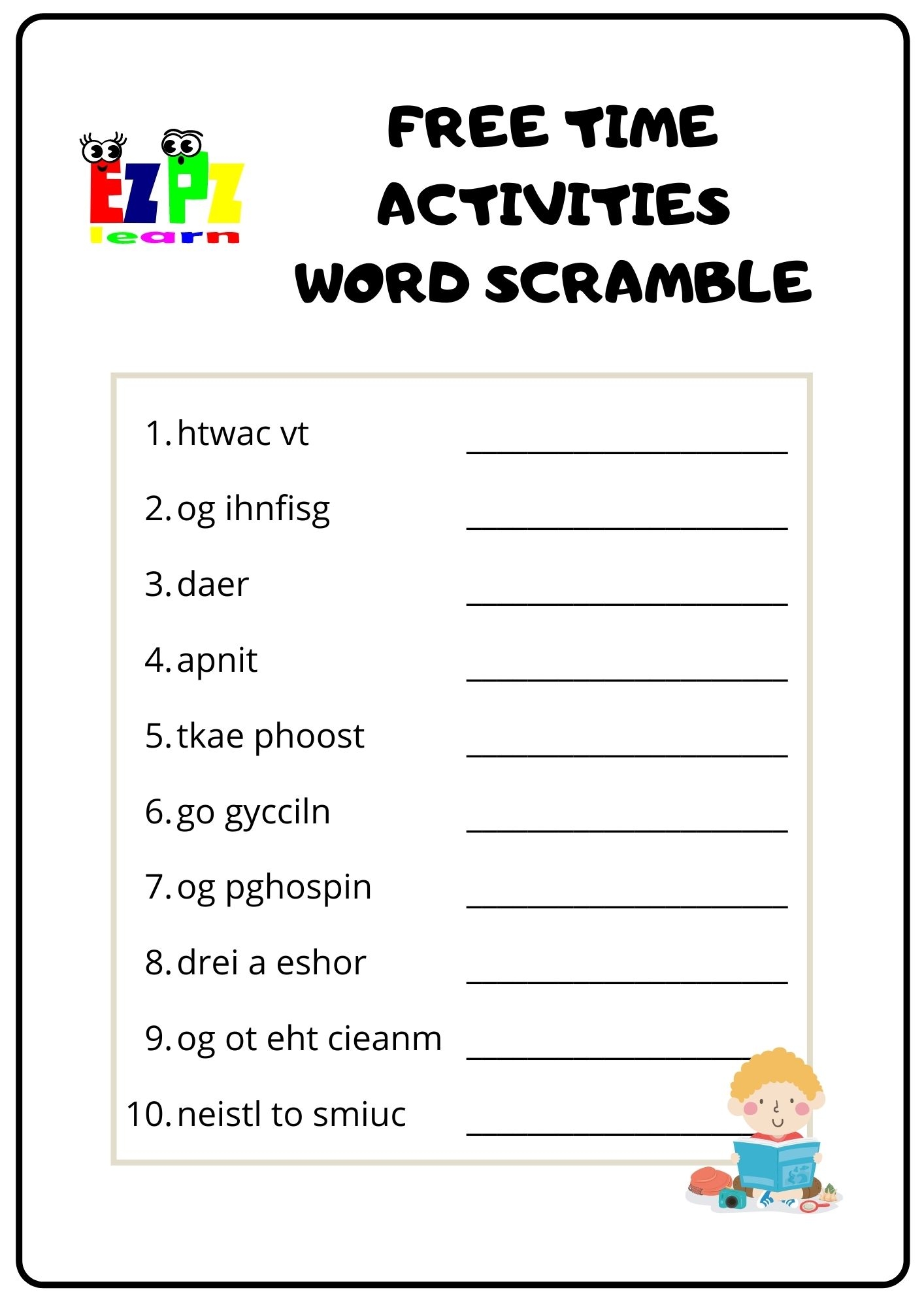 Free Free Unscramble Worksheet Download Free Free Unscramble Worksheet Png Images Free Worksheets On Clipart Library