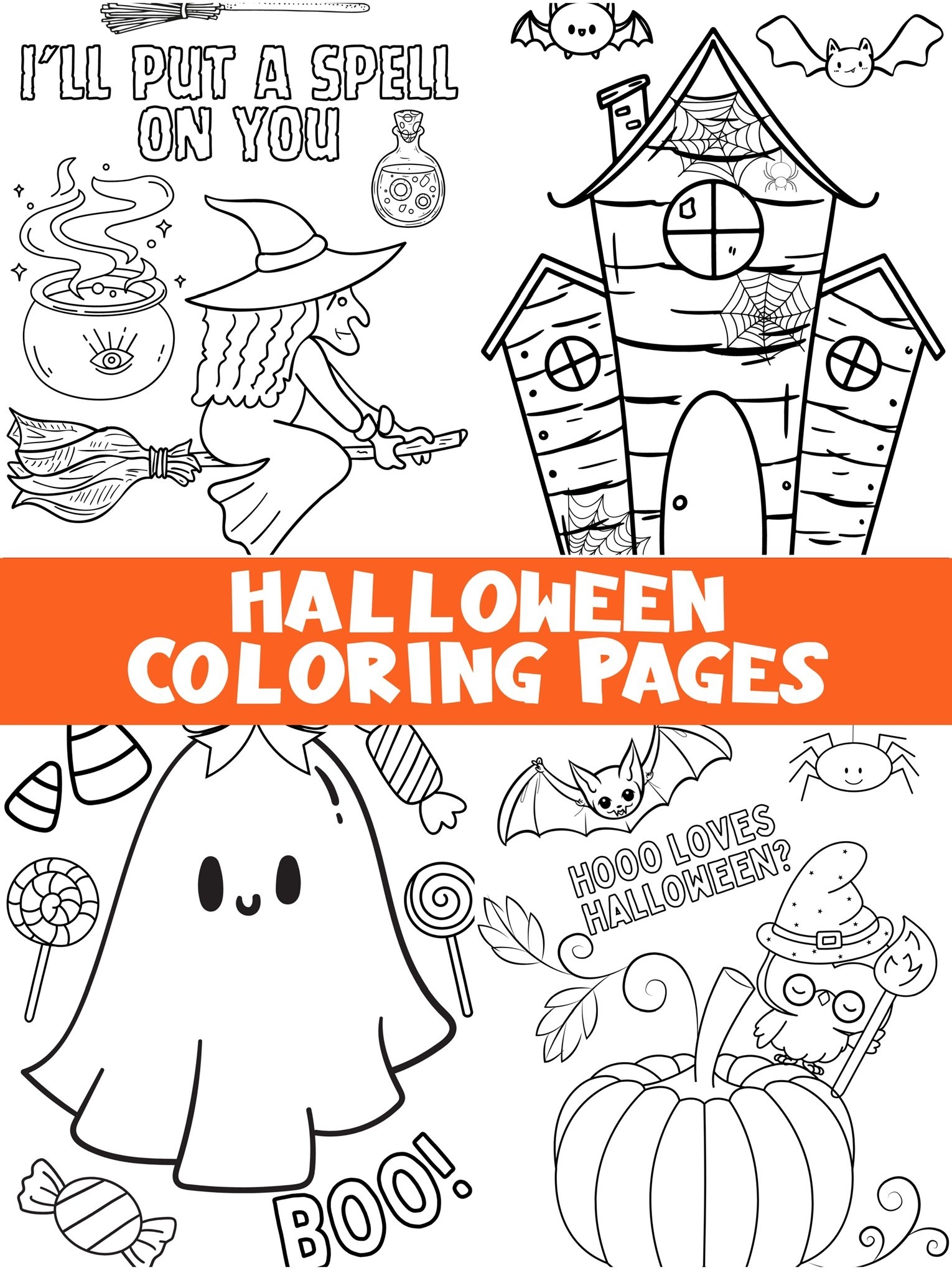 Free Halloween Coloring Pages To Print Crafty Morning
