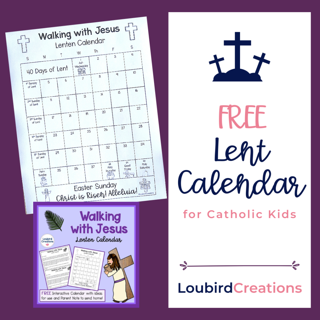Printable Lent Calendar