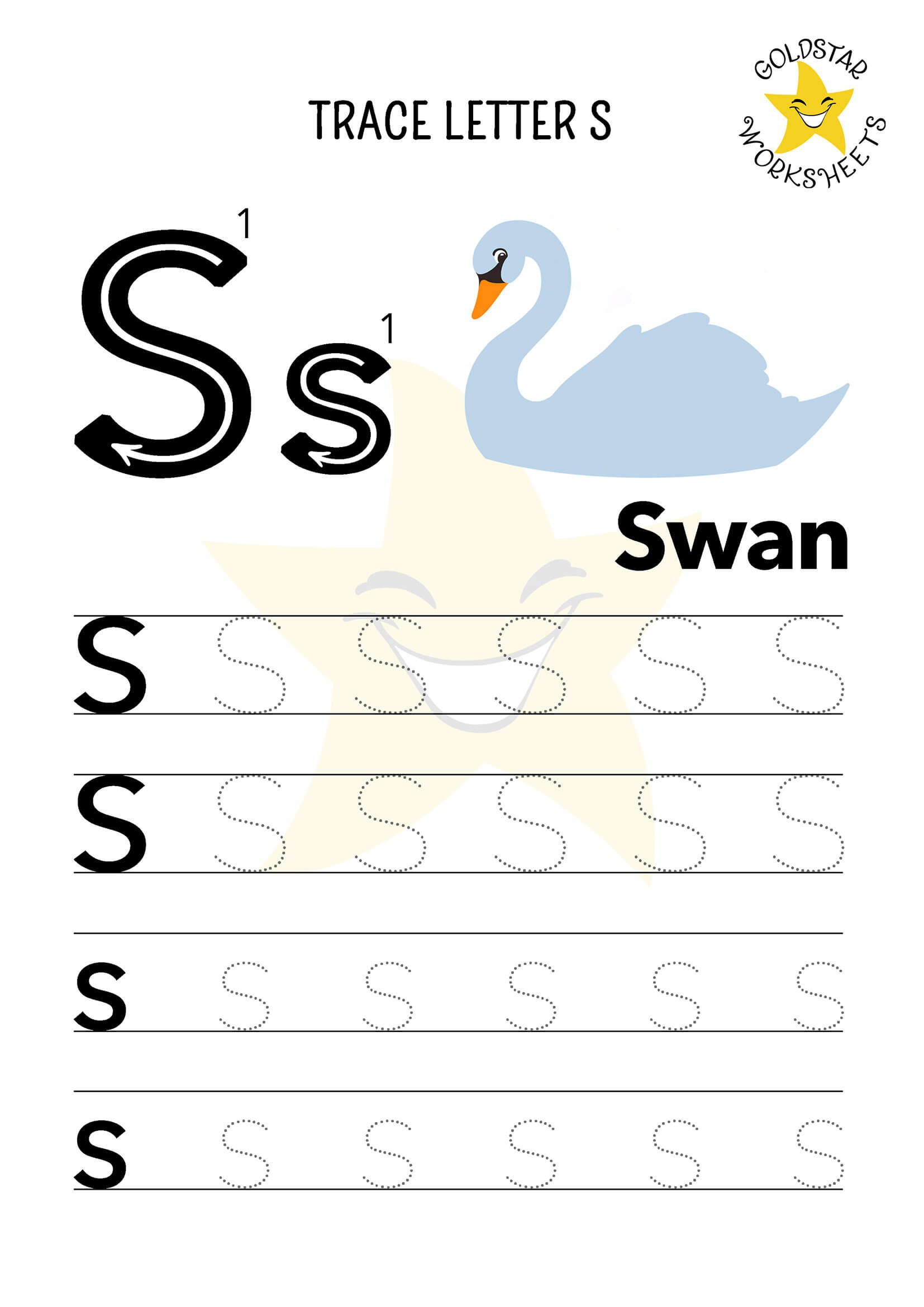 Free Letter S Tracing Worksheets For Kids Vibrant Original Designs Free Letter S Tracing Worksheets For Kids Vibrant Original Designs