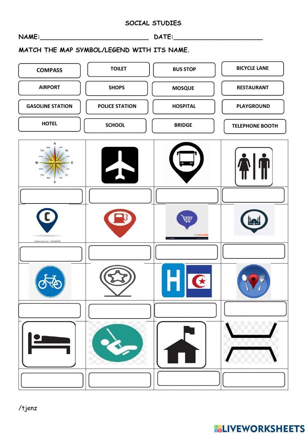 Free Map Symbols Worksheet Download Free Map Symbols Worksheet Png Images Free Worksheets On Clipart Library