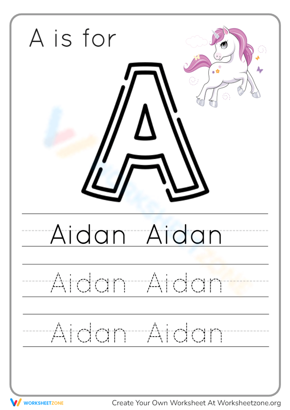 Free Name Tracing Generator Create Name Tracing Worksheets