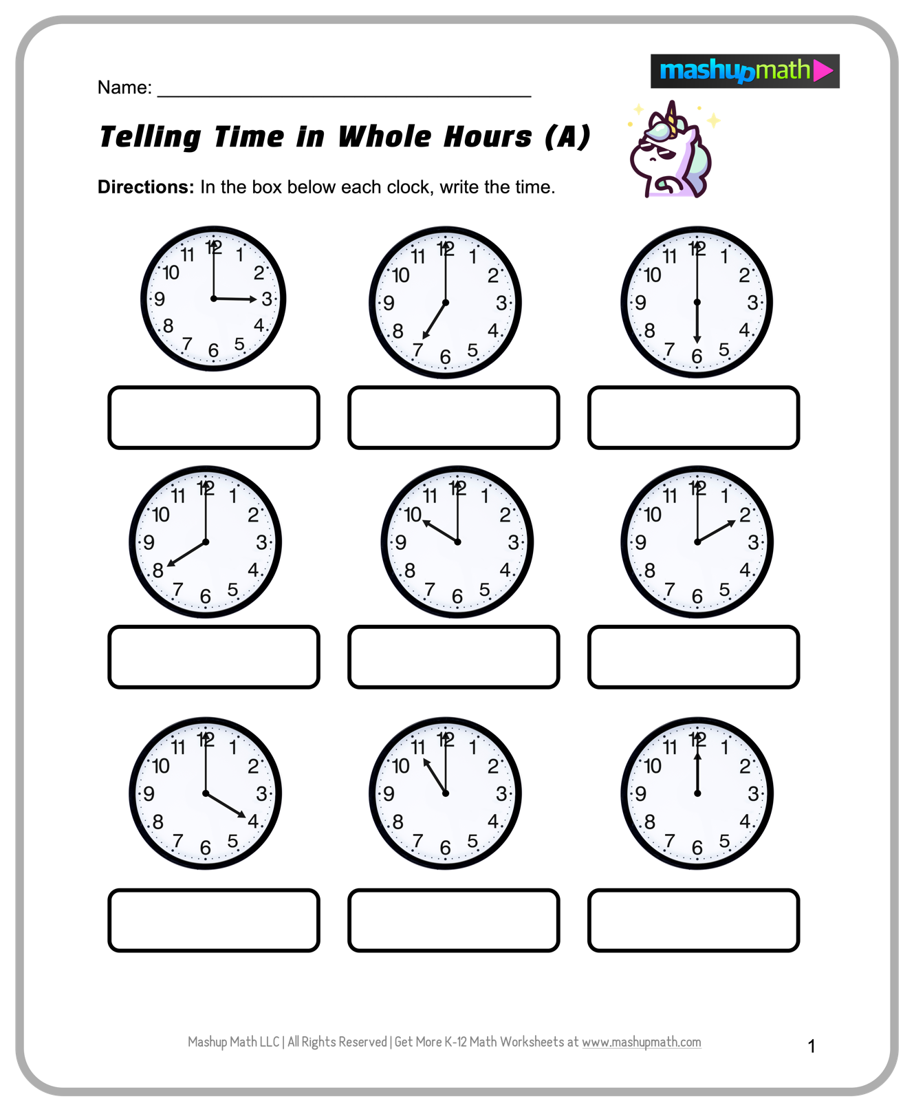 Math Worksheets Preschool Free Printable