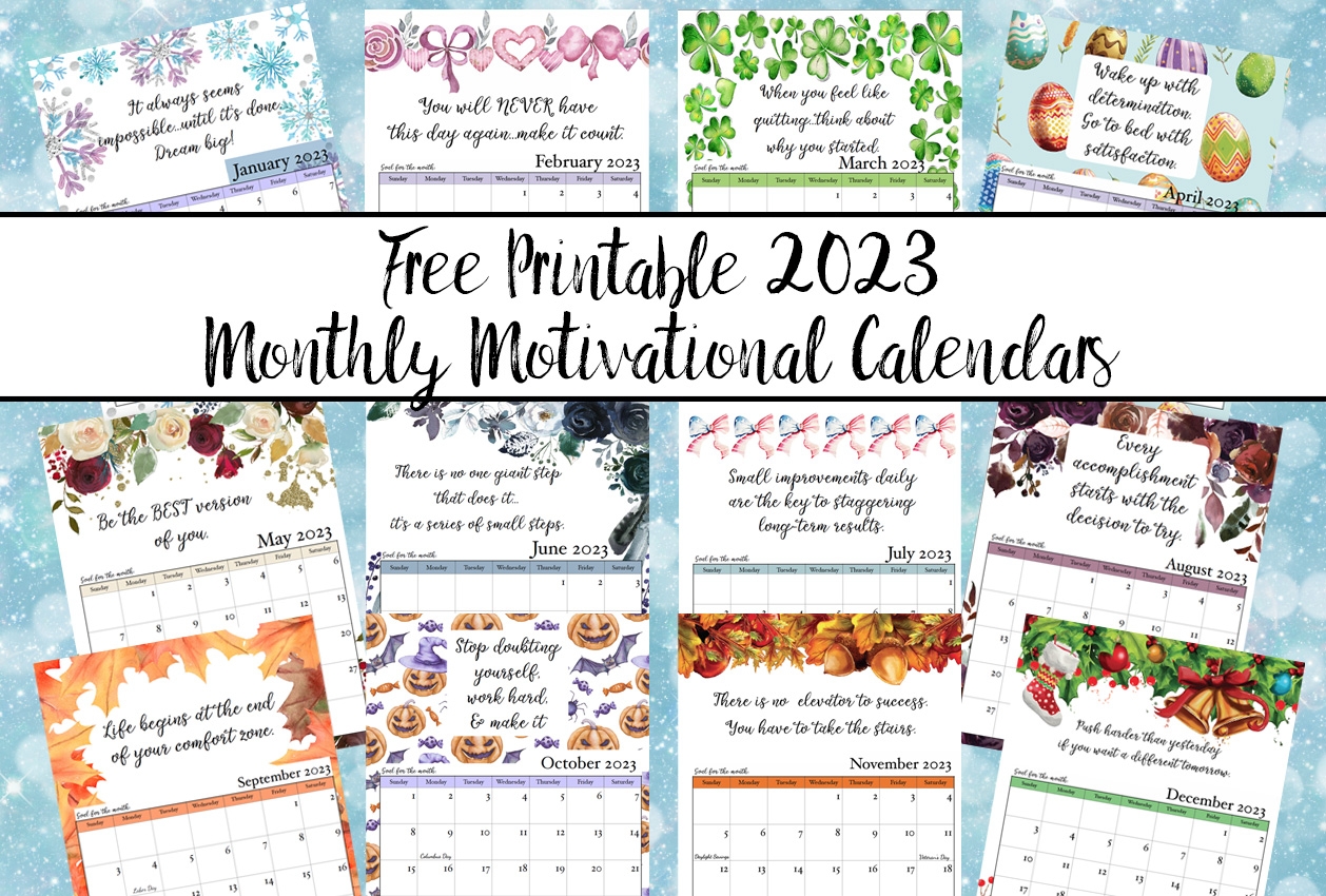 Small Printable Monthly Calendar