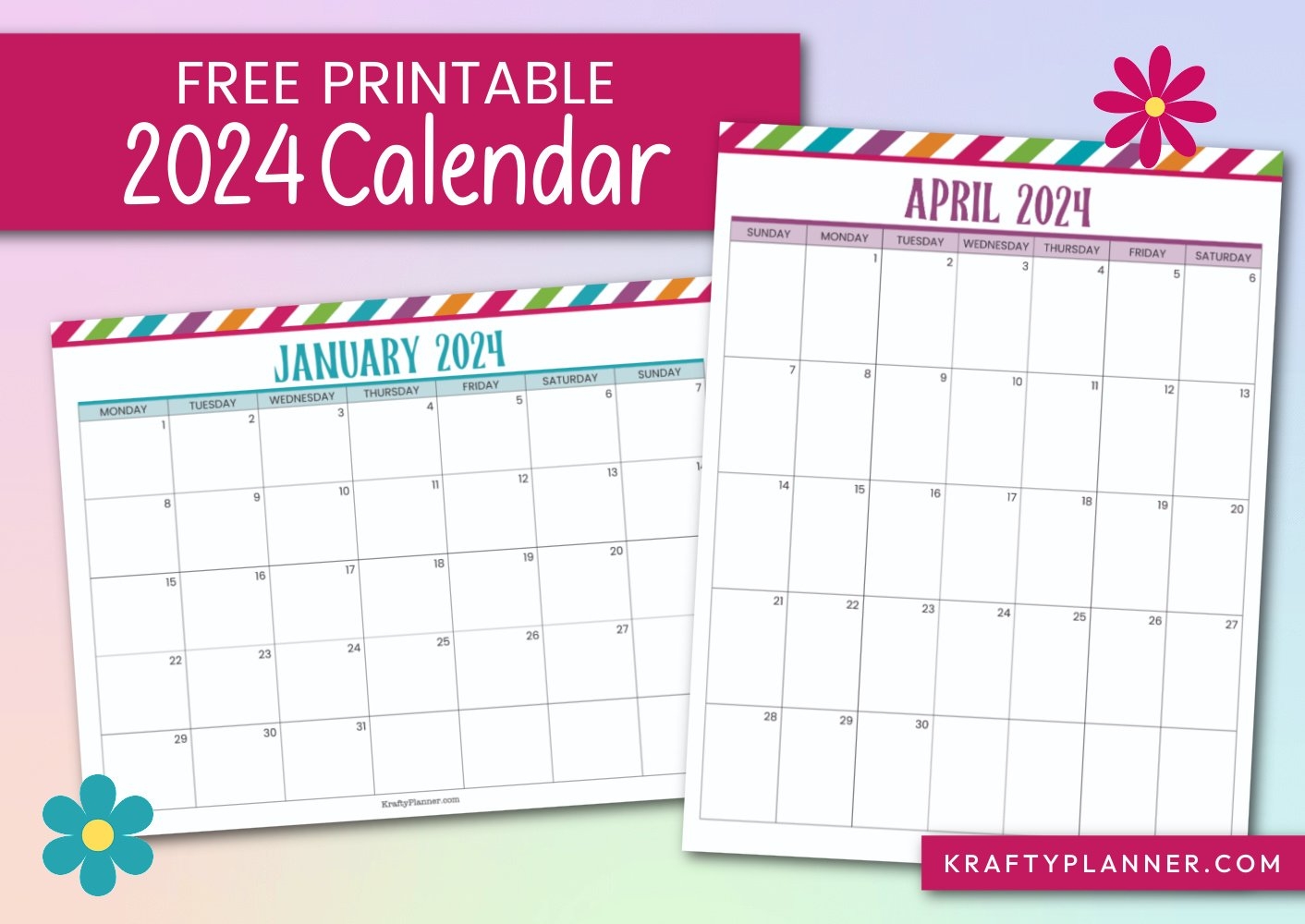 Free Calendar Printables