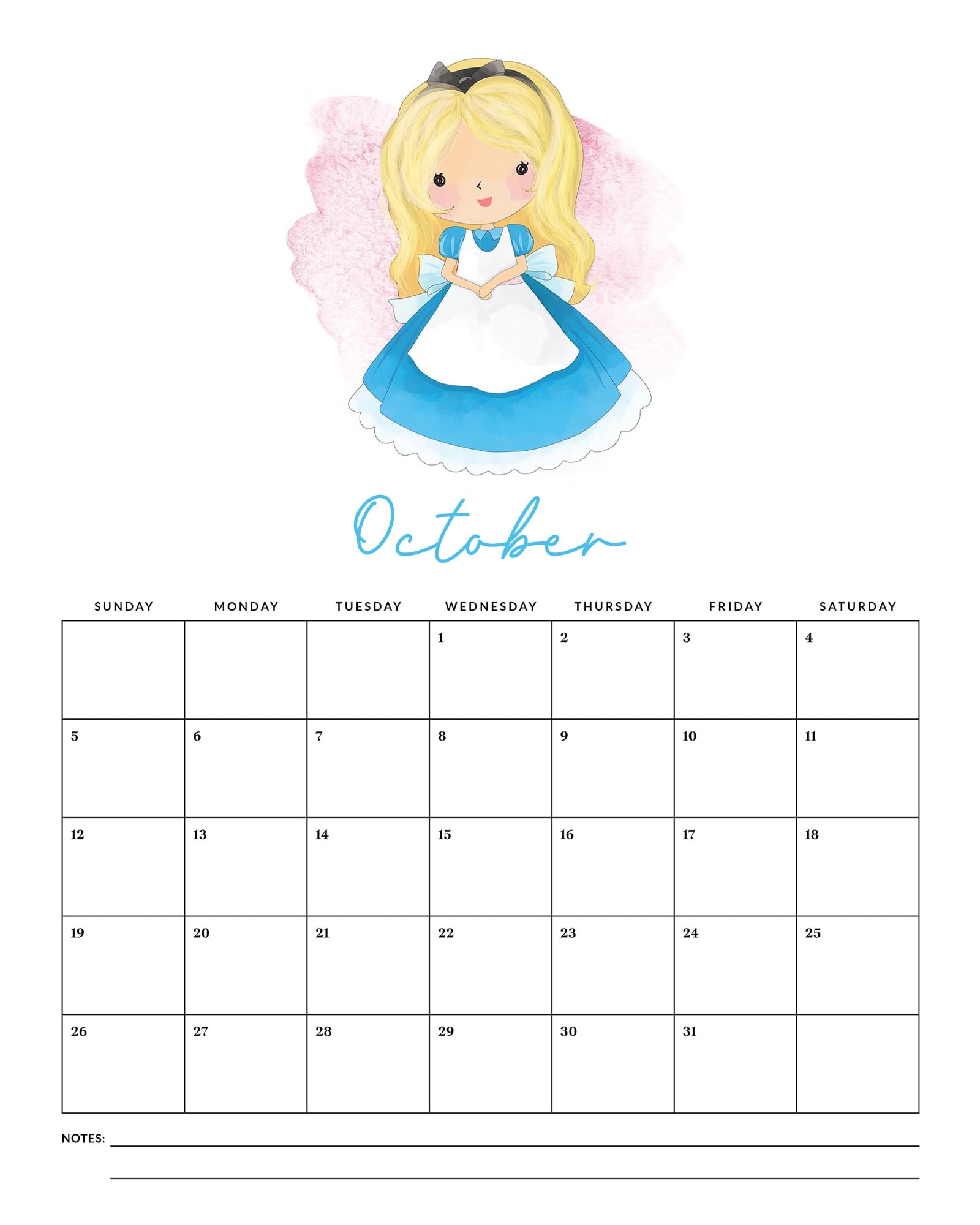 Free Printable 2025 Princess Calendar The Cottage Market Free Printable 2025 Princess Calendar The Cottage Market