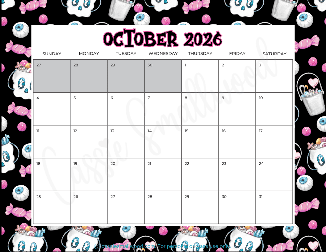 2026 Free Calendar Printable