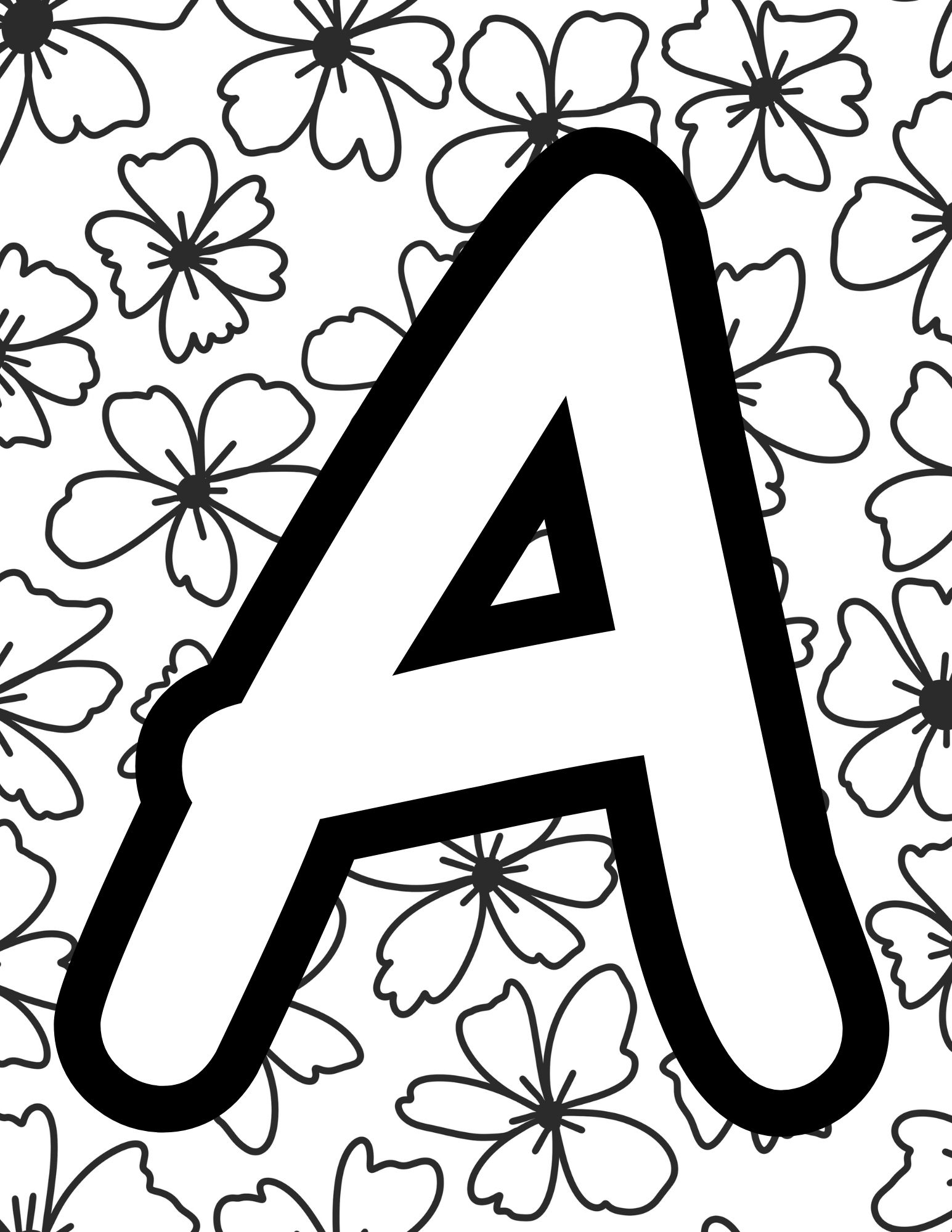 Free Printable ABC Coloring Pages Learn Alphabet Letters Skip 