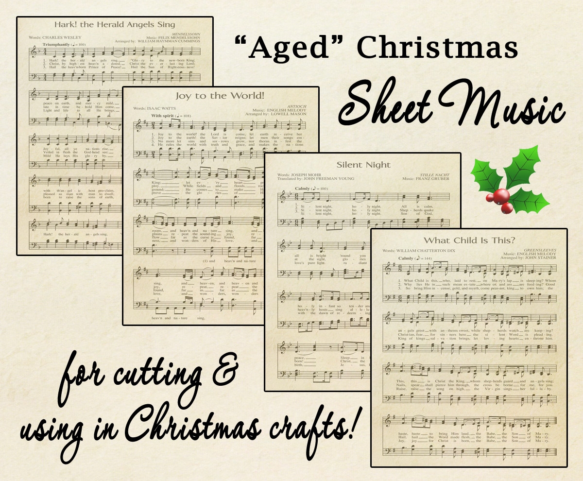 Free Printable Vintage Music Sheets