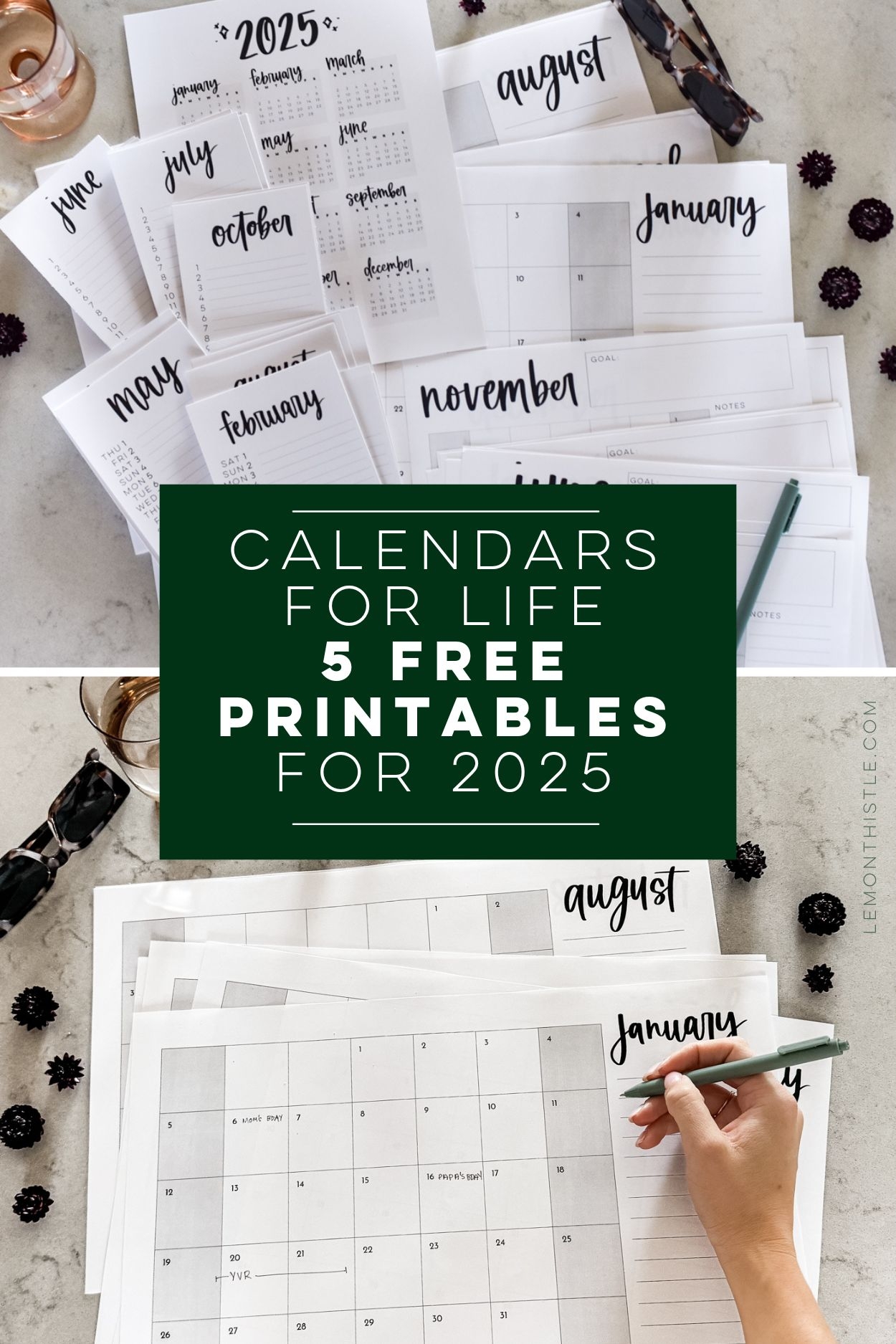 Printable Large Calendar