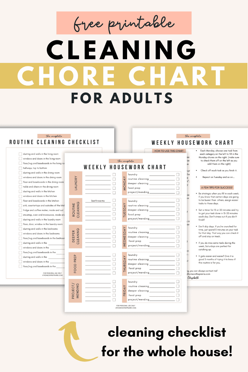 Free Printable Chore Chart Pictures