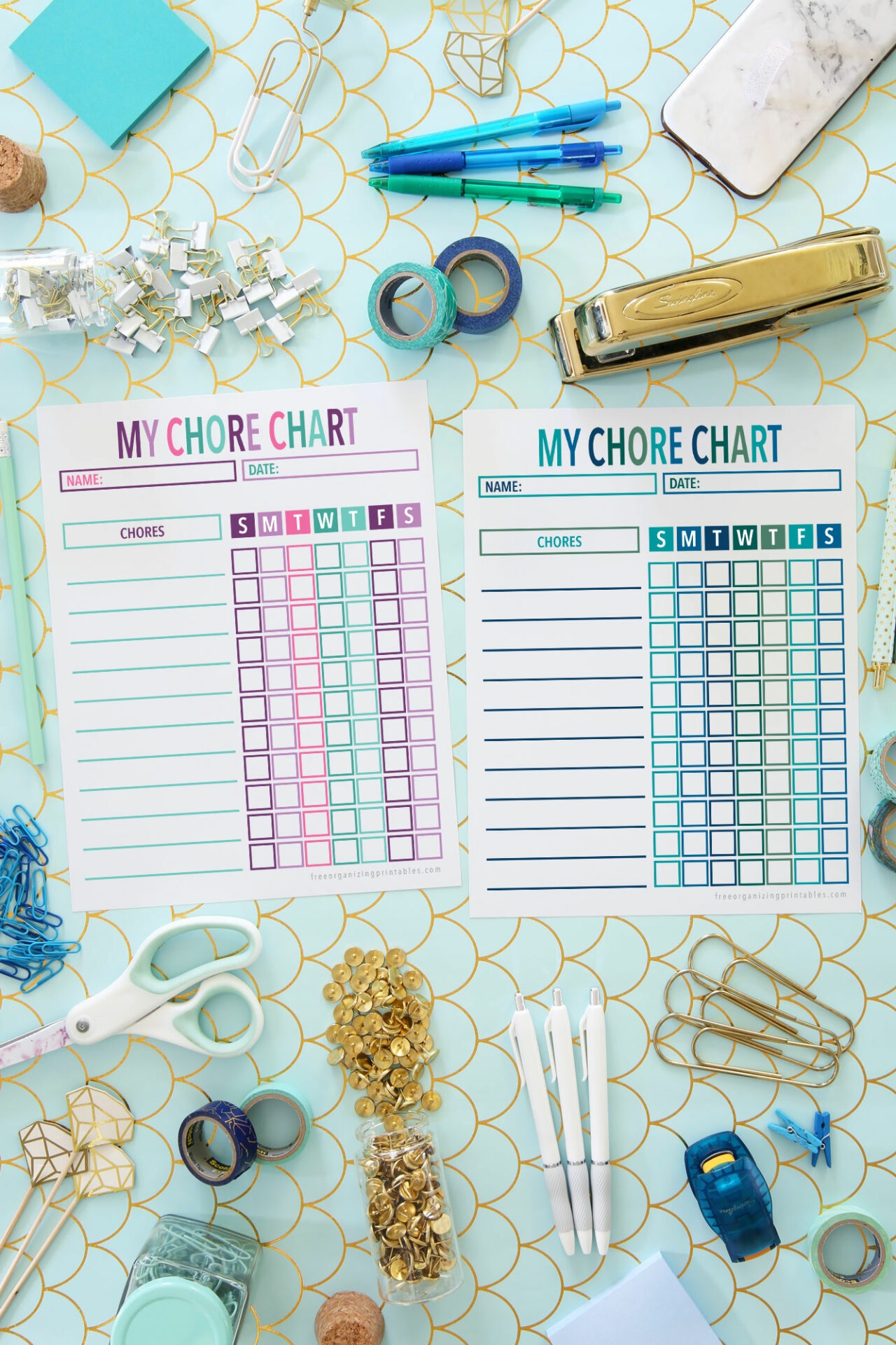 Free Printable Chore Charts For Kids And Adults