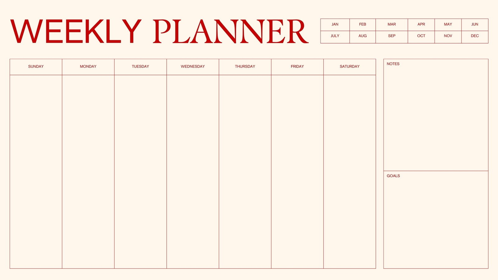Free Printable Customizable Weekly Calendar Templates Canva