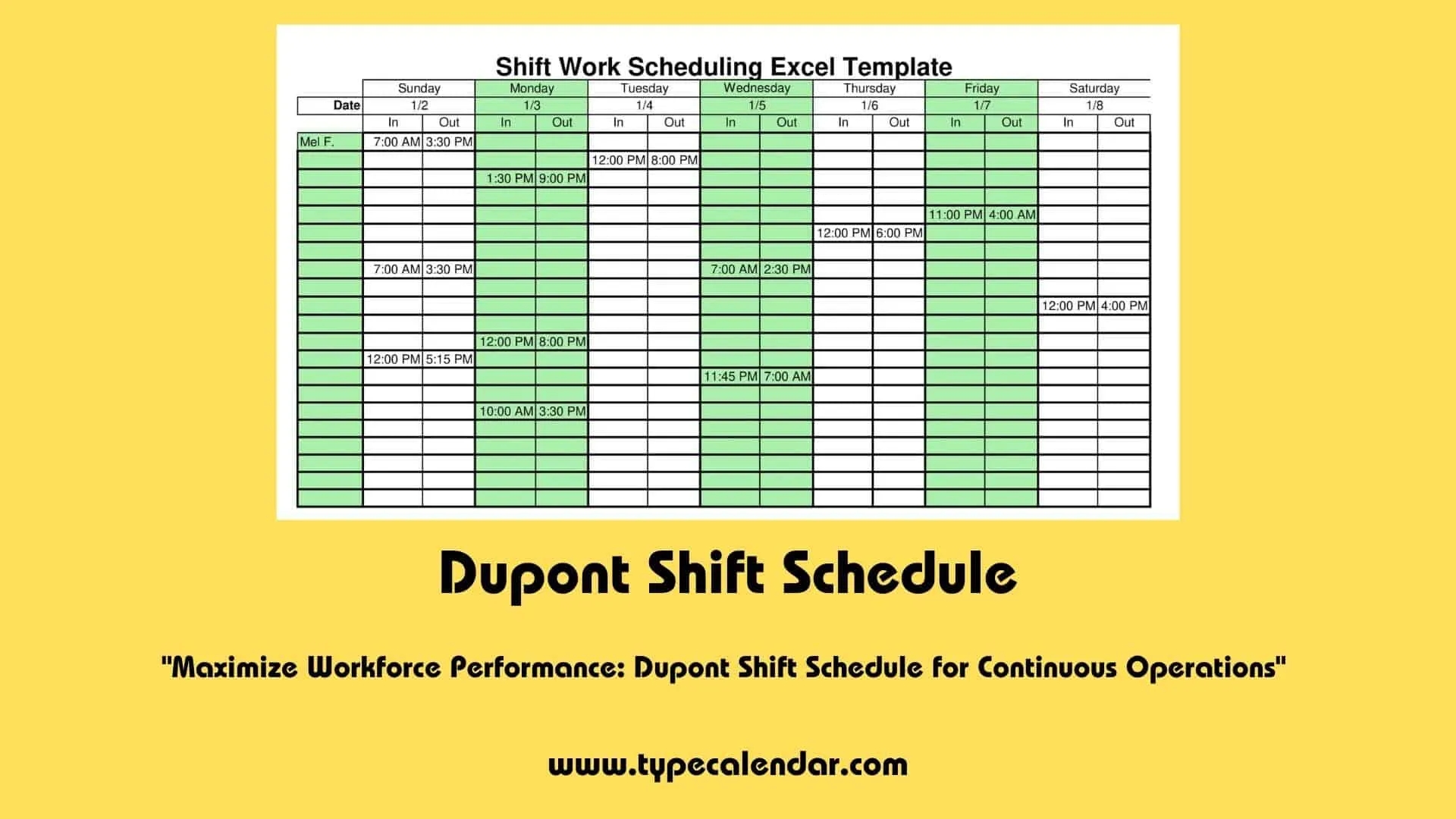 Printable Shift Calendar Printable Shift Calendar