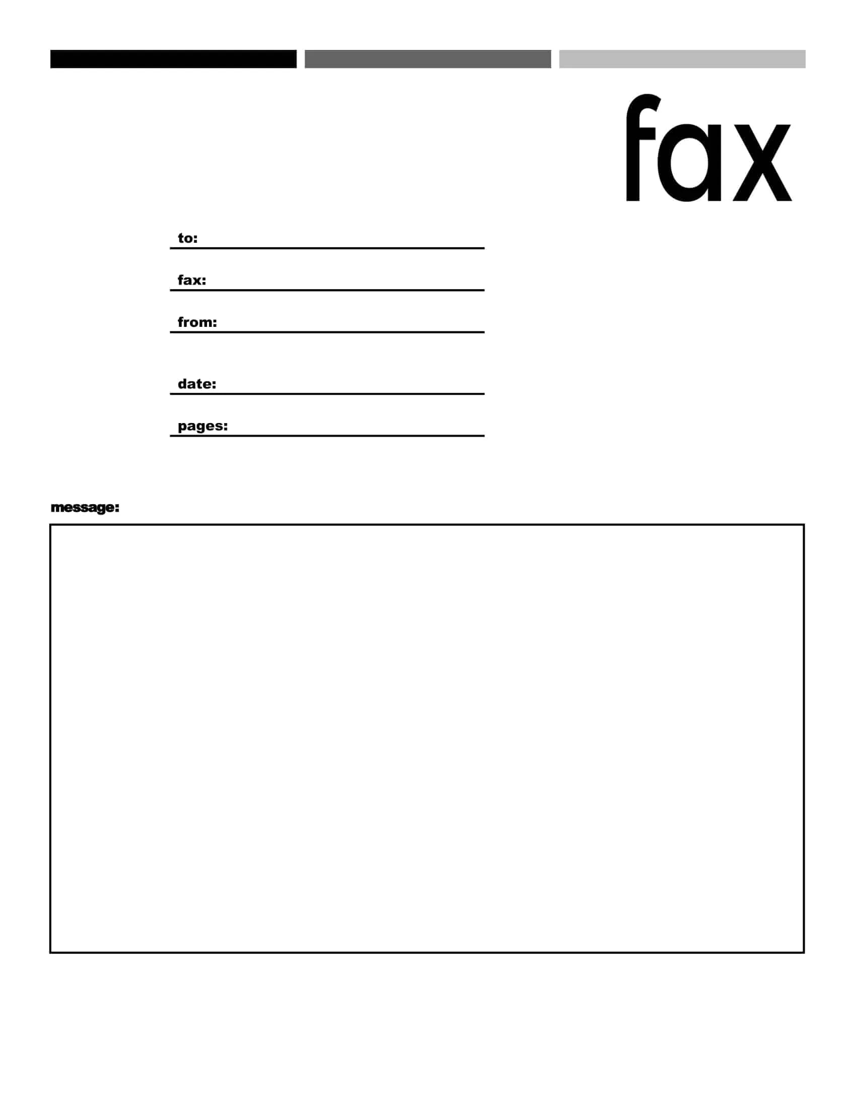 Free Printable Fax Cover Sheet Templates PDF Word Google Docs Free Printable Fax Cover Sheet Templates PDF Word Google Docs