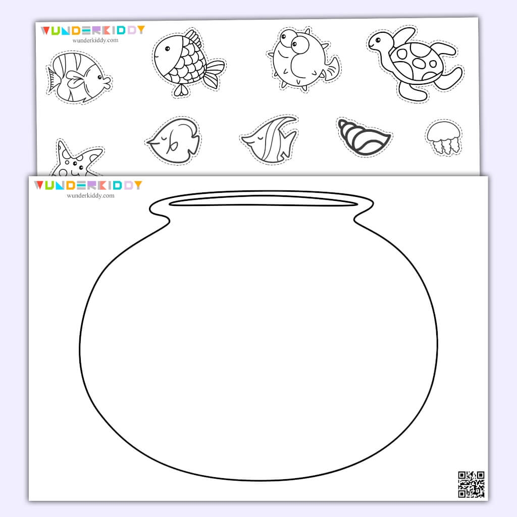 Free Printable Fish Bowl Craft Template For Kindergarten