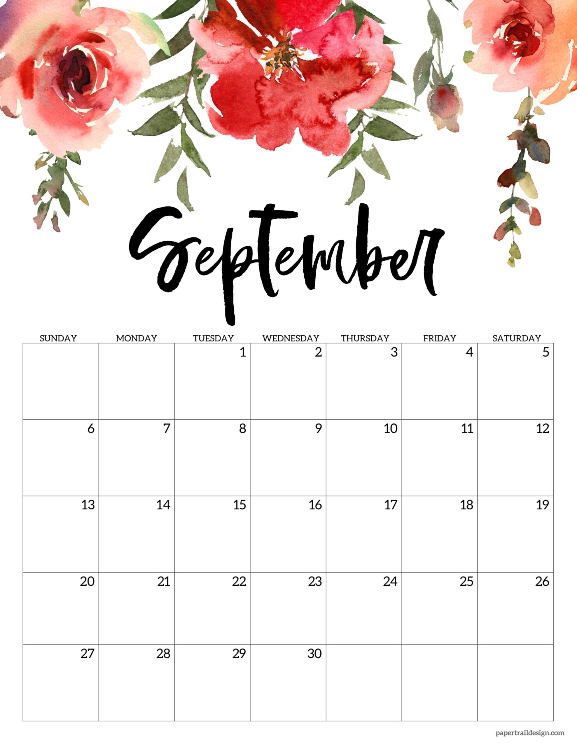 Calendar Printable September 2026