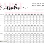 Free Printable Habit Trackers 55 Cute Simple Templates