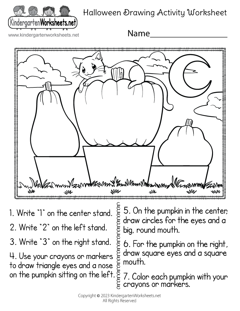Free Printable Pumpkin Worksheets For Kindergarten