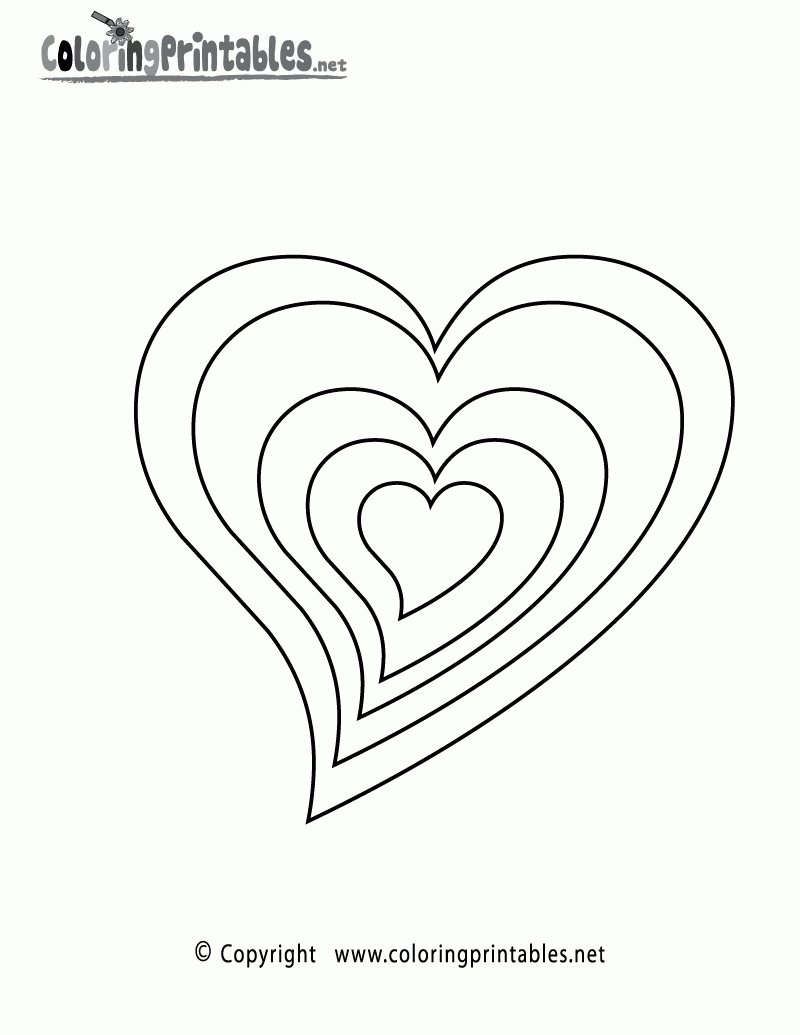 Free Printable Heart Coloring Sheets