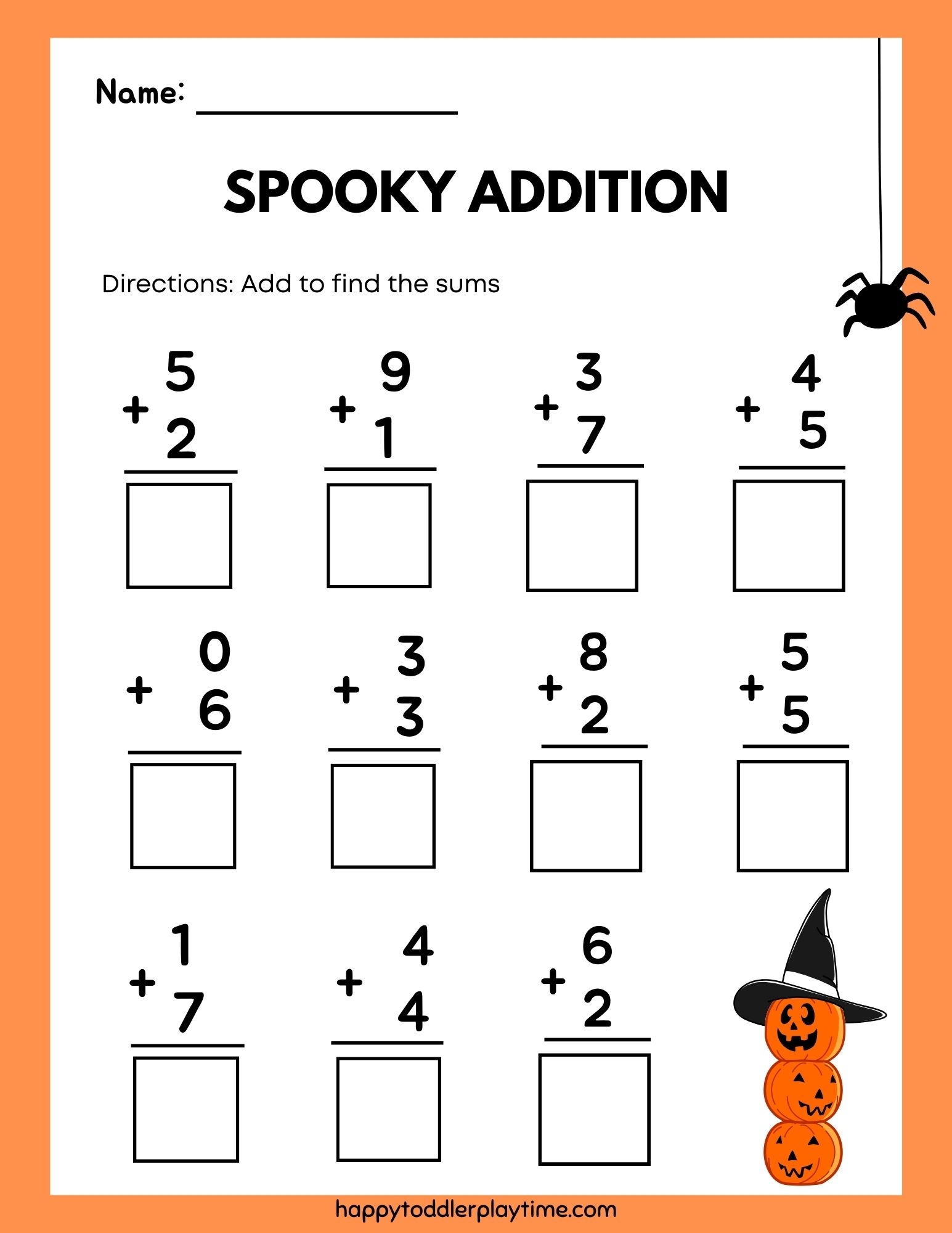 Printable Kindergarten Sheets
