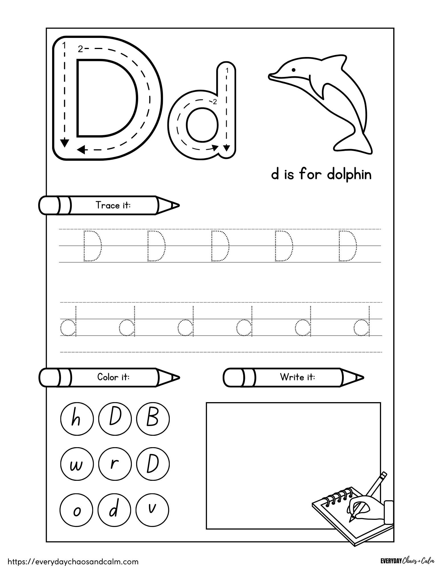 Printable Letter Worksheets For Preschoolers