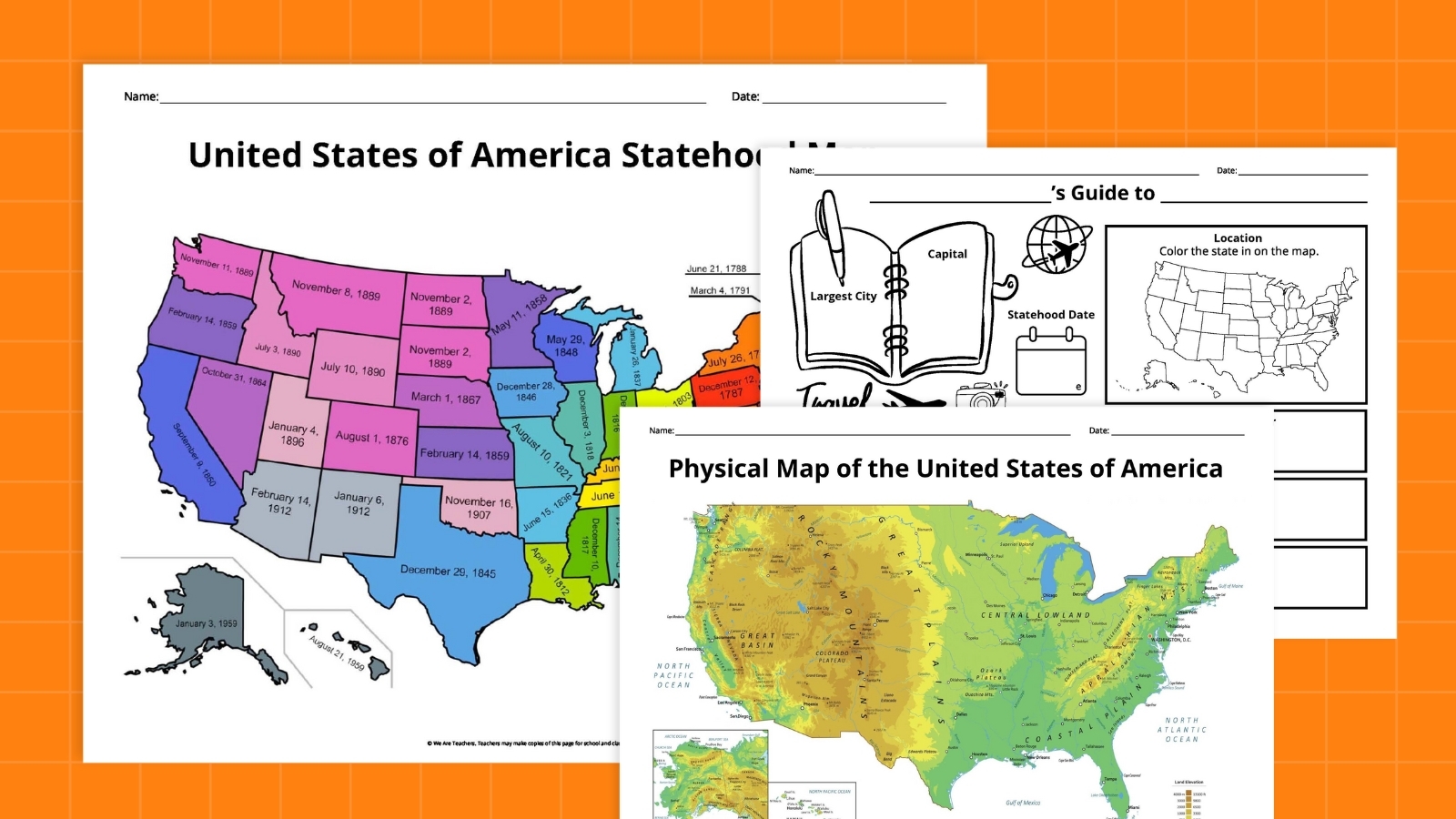 Free Printable Maps Of The United States Bundle Free Printable Maps Of The United States Bundle