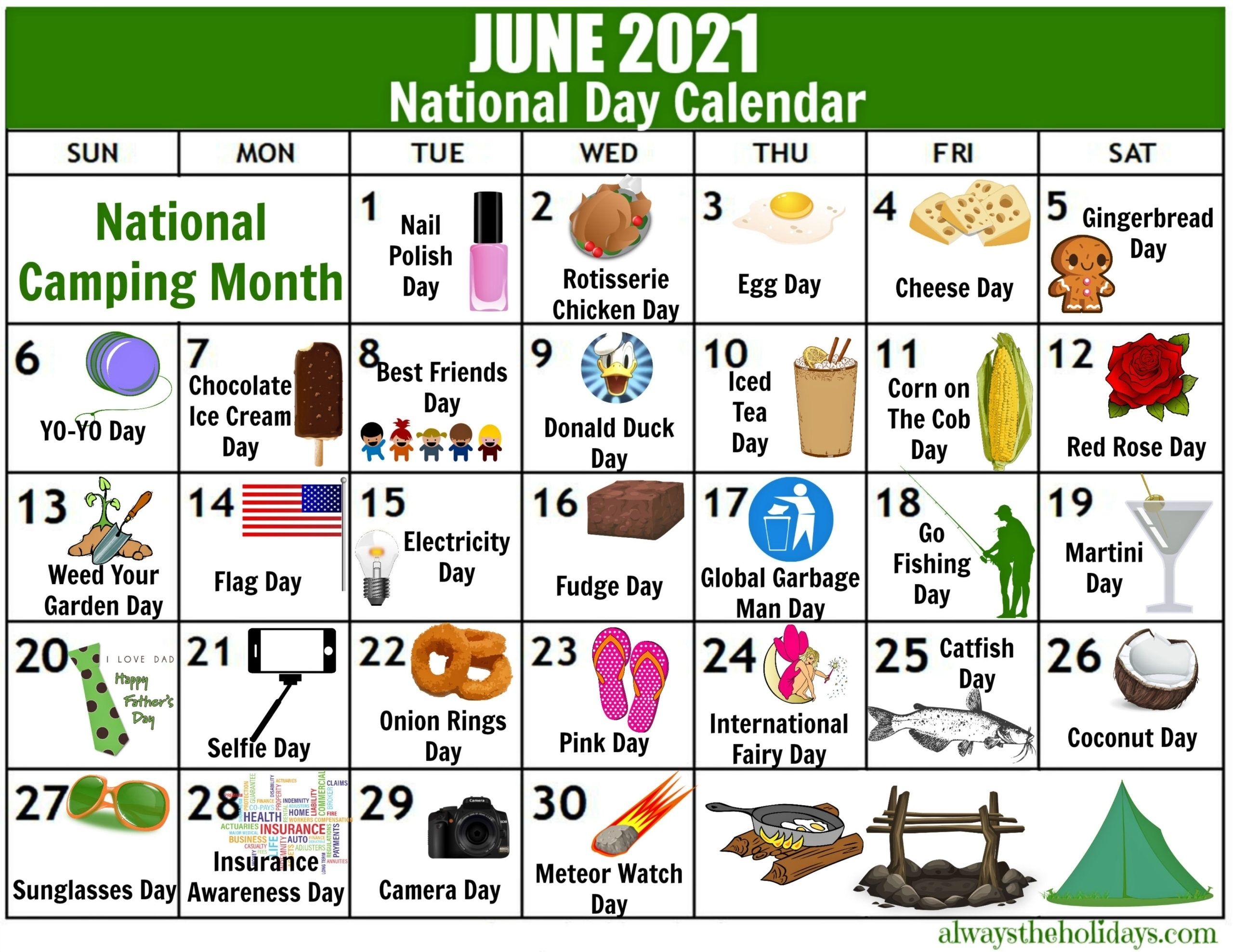 Free Printable National Day Calendar 2021 2025 Www alhudapk