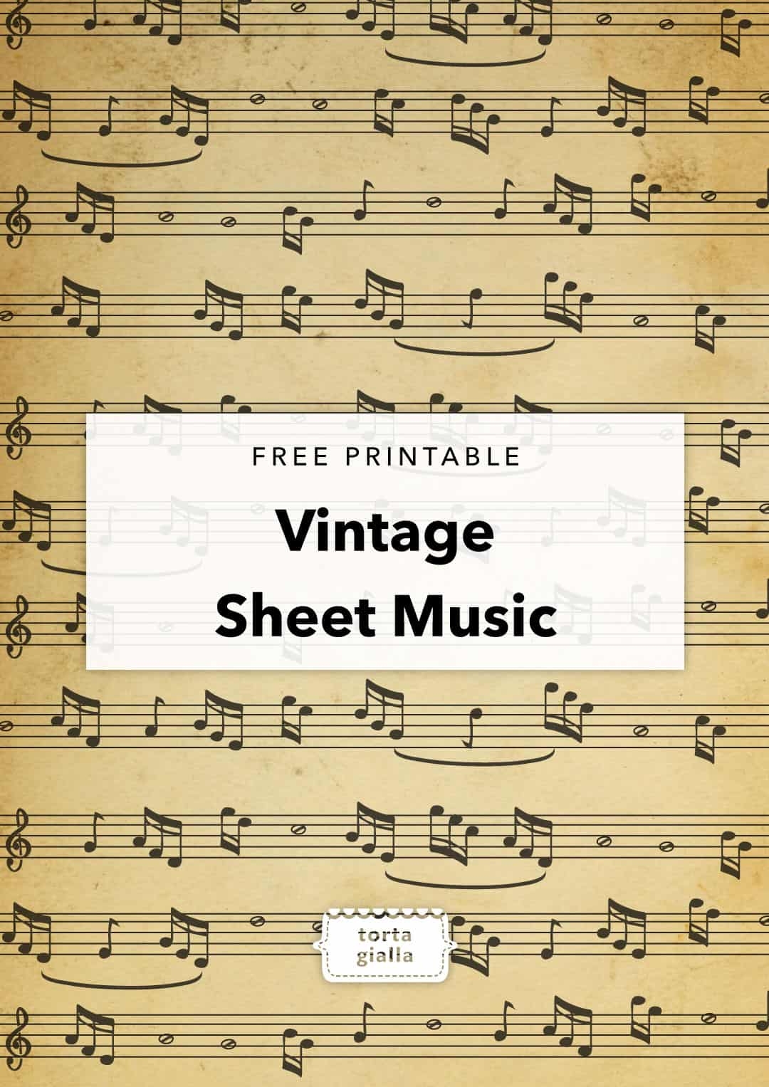 Free Printable Music Sheets Pdf