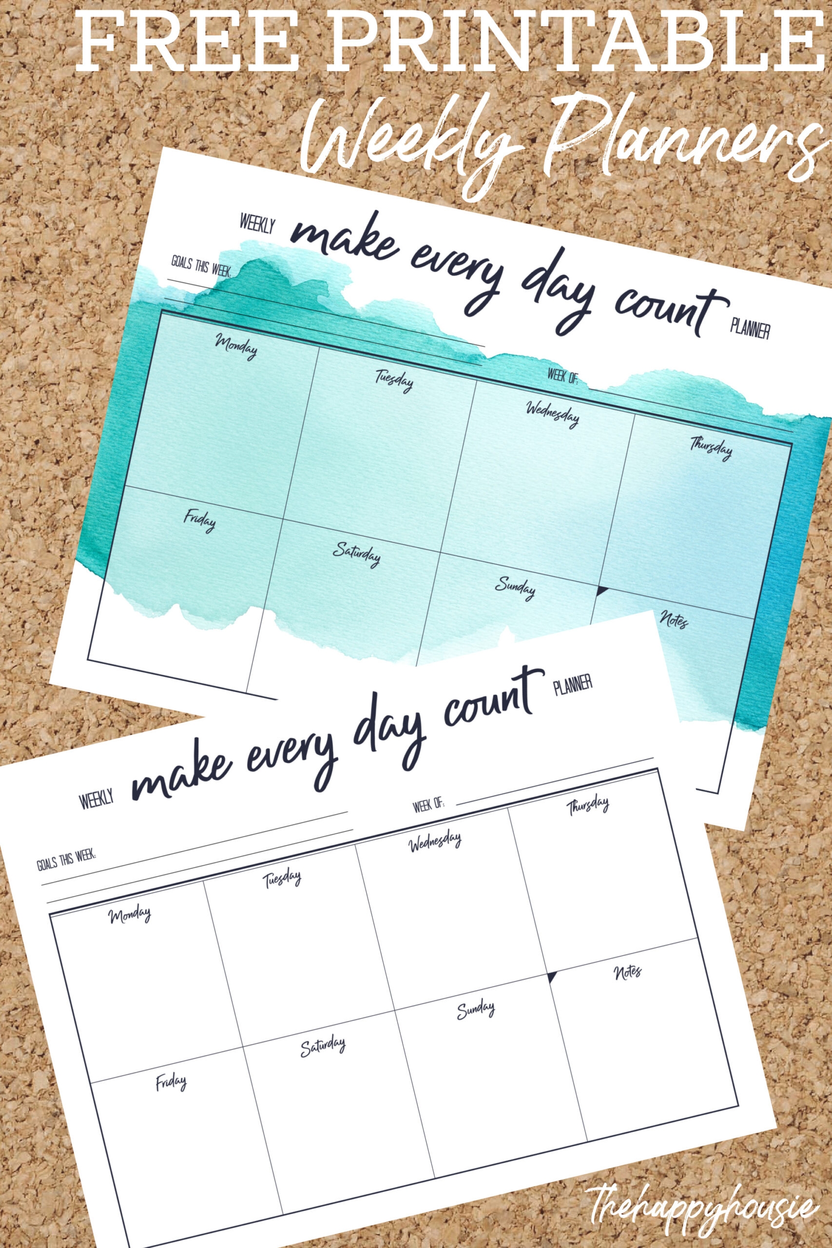 Week Printable Calendar