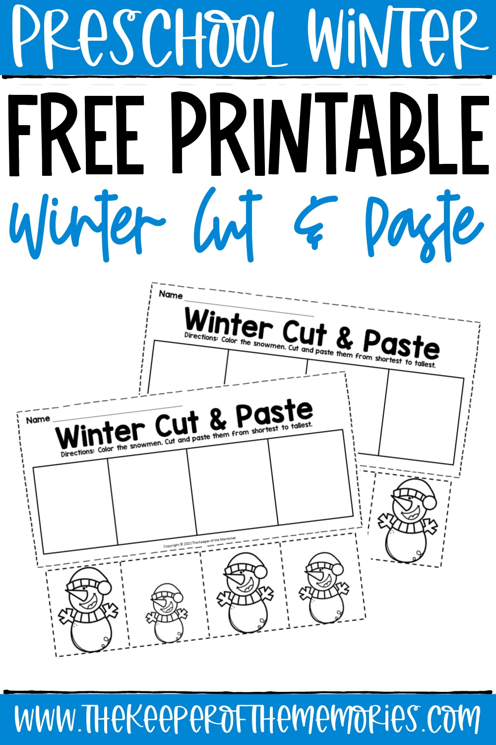 Printable Preschool Worksheets Cut And Paste
