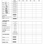 Free Printable Yahtzee Score Card Sheets PDF Templates