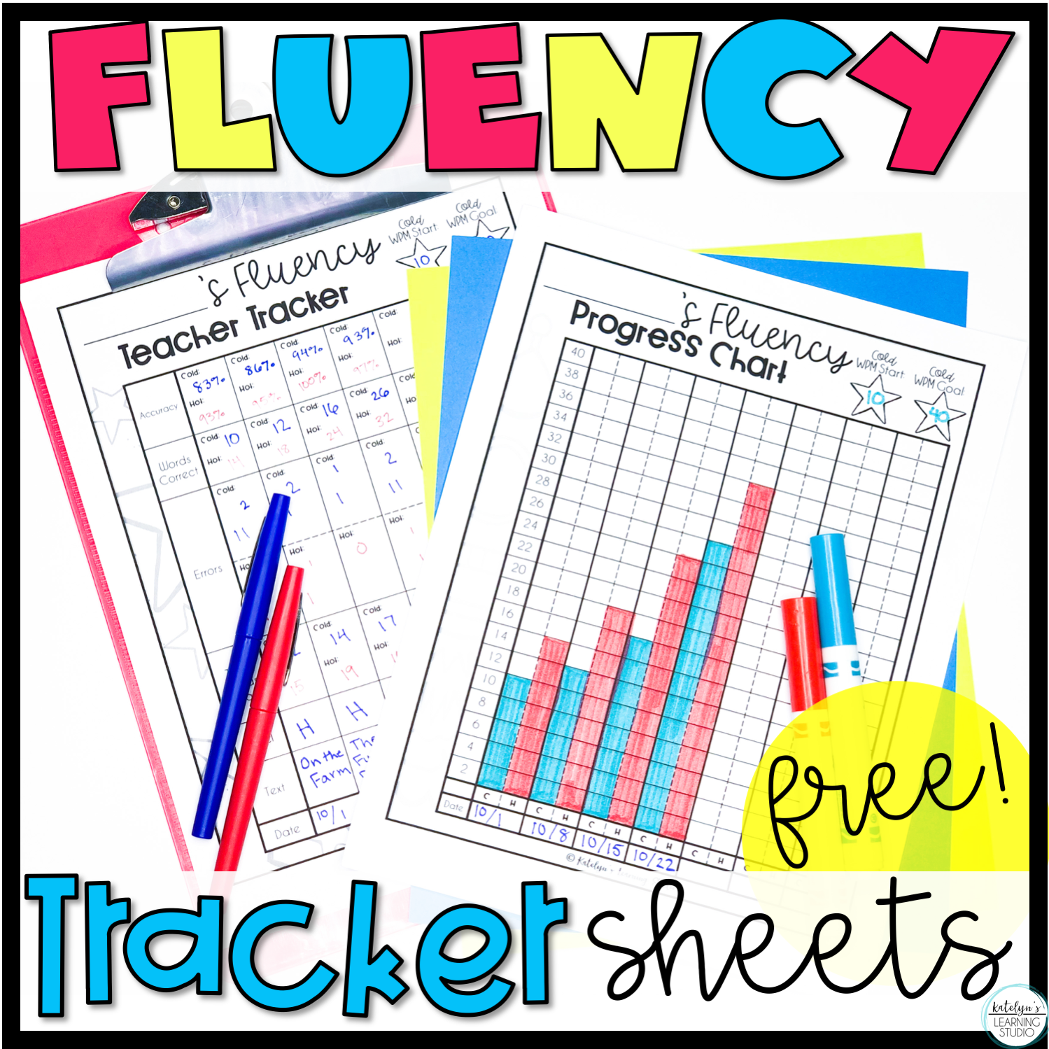 FREE Reading Fluency Tracker Made By Teachers