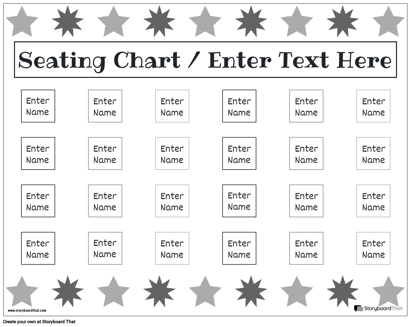 Free Printable Classroom Seating Chart Template Free Printable Classroom Seating Chart Template