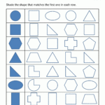 Free Shape Worksheets Kindergarten