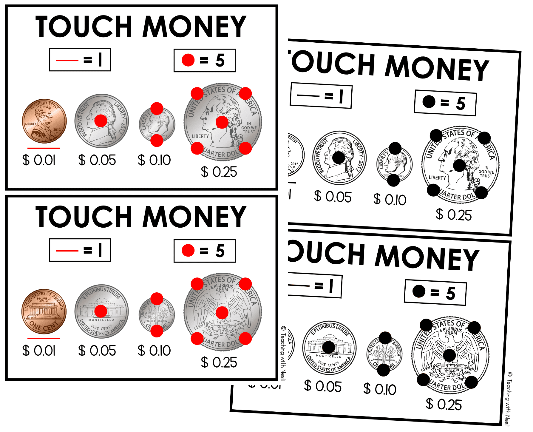 FREE Touch Money Chart You Can Use With Your Students Today Freebie Inside Teaching With Nesli