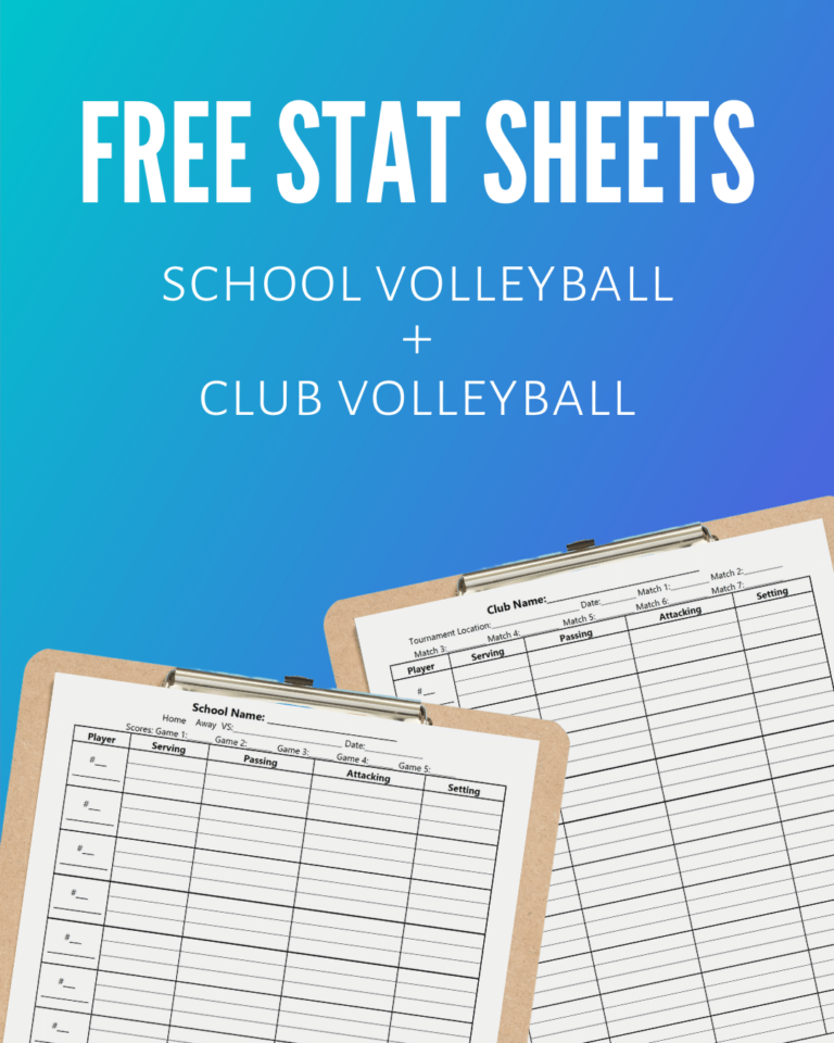 Free Volleyball Stats Sheet Download 