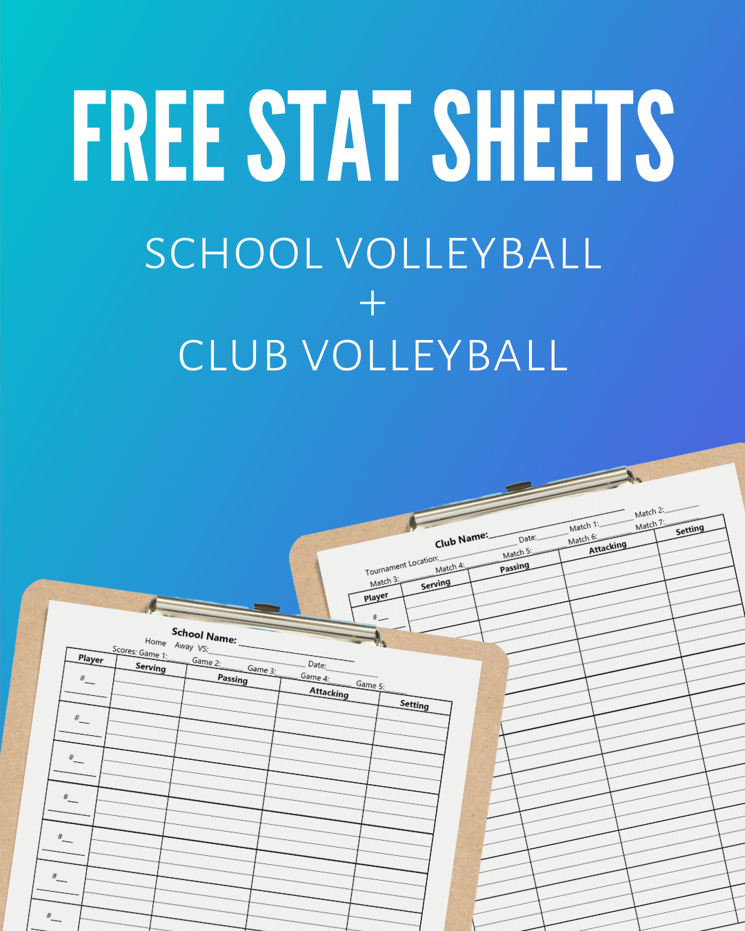 Free Volleyball Stats Sheet Download 